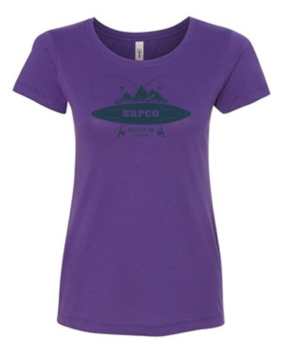 Ladies SRPCO Purple Crew Neck T-Shirt